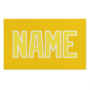 Custom Gold Light Yellow Beach Towel