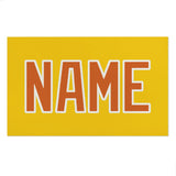 Custom Gold Orange Beach Towel