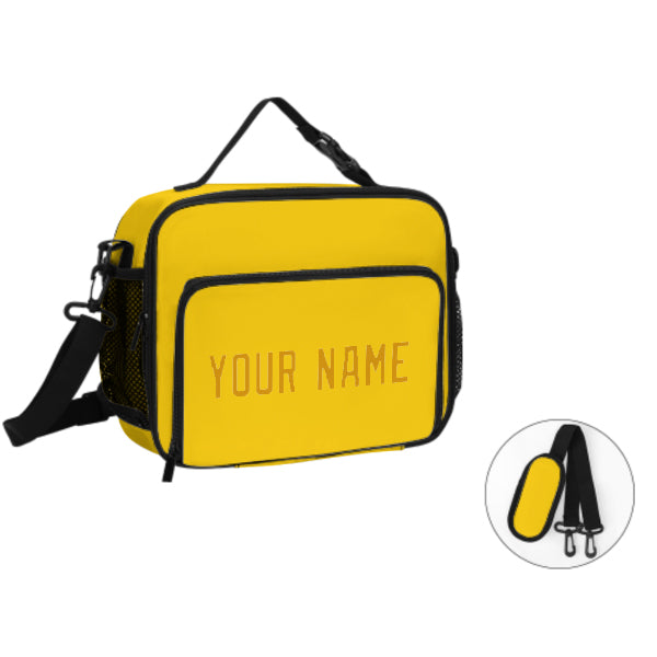 Custom Gold Yellow Lunch Bag