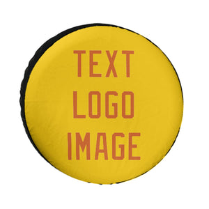 Custom Gold Orange Truck Tires