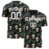 Custom Green Skull Soccer Jersey FT04240816SK024