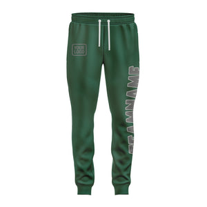 Custom Green Dark Grey Pants
