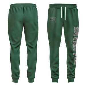 Custom Green Dark Grey Pants