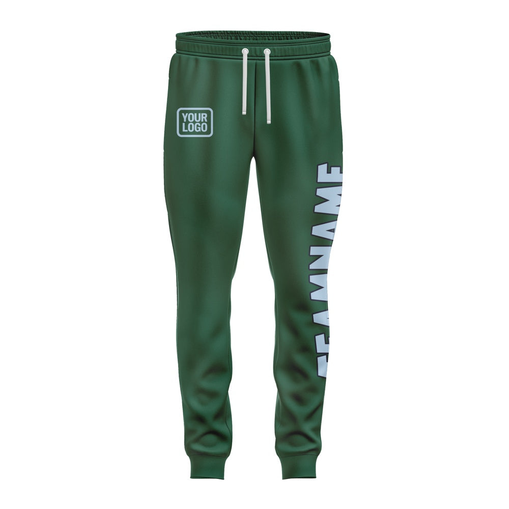 Custom Green Light Blue Pants