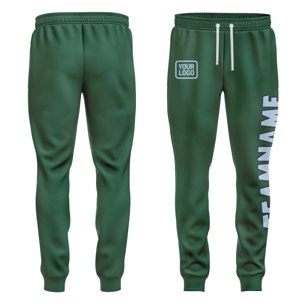 Custom Green Light Blue Pants