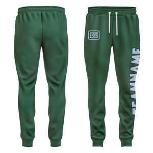 Custom Green Light Blue Pants