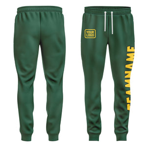 Custom Green Gold Pants