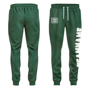 Custom Green White Pants