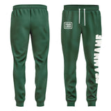 Custom Green White Pants