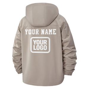 Custom Water-Resistant Windbreaker — Add Name/Logo