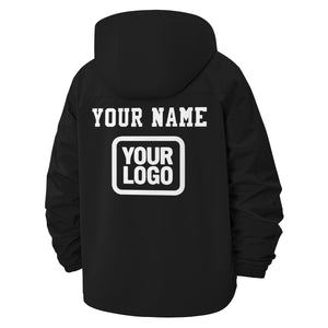 Custom Water-Resistant Windbreaker — Add Name/Logo