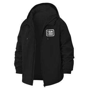 Custom Water-Resistant Windbreaker — Add Name/Logo