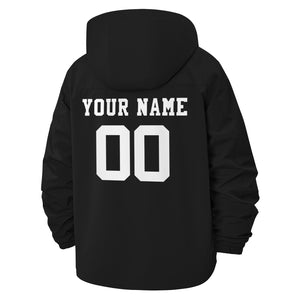 Custom Water-Resistant Windbreaker — Add Monogram Initial / Name / Number