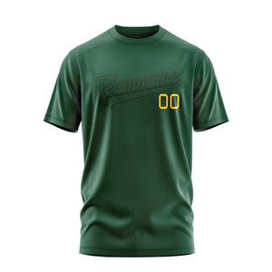 Custom Green Green T-Shirt