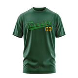 Custom Green Emerald Green T-Shirt
