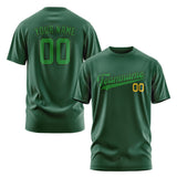 Custom Green Emerald Green T-Shirt