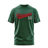 Custom Green Red T-Shirt