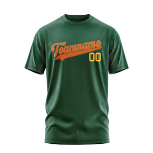 Custom Green Orange T-Shirt