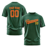 Custom Green Orange T-Shirt