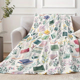 Blanket for Daughter Gifts, “Between the Pages of a Book is a Wonderful Place to Be”, From Mom Dad, Birthday Christmas Graduation, Inspirational