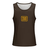 Custom Brown Yellow Men's Tank Top