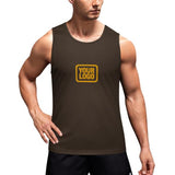 Custom Brown Yellow Men's Tank Top