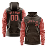 Custom Brown Copper Rose Hoodie