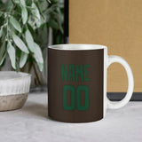 Custom Brown Green Mug