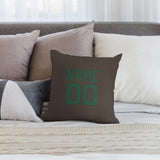 Custom Brown Green Pillowcase