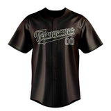 Custom Brown & Olive Colors Design Sports Baseball Jersey