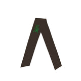 Custom Brown Emerald Green Headband