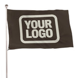 Custom Brown Cream Flag