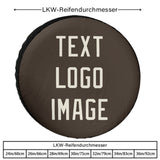 Custom Brown Cream Truck Tires