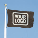 Custom Brown Cream Flag
