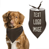 Custom Brown Cream Pet Scarf