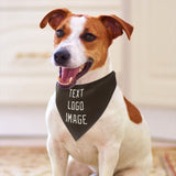 Custom Brown Cream Pet Scarf