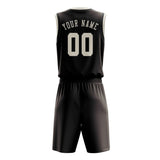 Custom Brown Cream Basketball Set