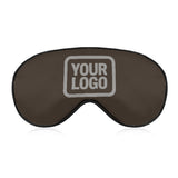 Custom Brown Gray Sleep Mask