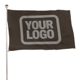 Custom Brown Gray Flag
