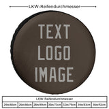 Custom Brown Gray Truck Tires