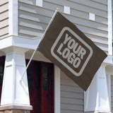 Custom Brown Gray Flag