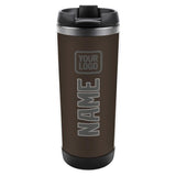 Custom Brown Dark Grey Stainless Steel Water Cup
