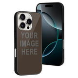 Custom Brown Dark Grey Phone Case