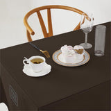Custom Brown Gray Square Table Cloth