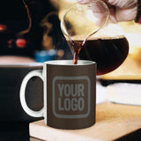 Custom Brown Dark Grey Mug