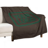 Custom Brown Green Blanket