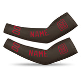 Custom Brown Red Arm Sleeve