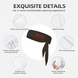 Custom Brown Red Headband