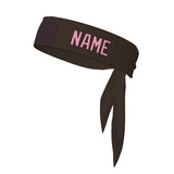 Custom Brown Light Pink Headband