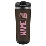 Custom Brown Light Pink Stainless Steel Water Cup